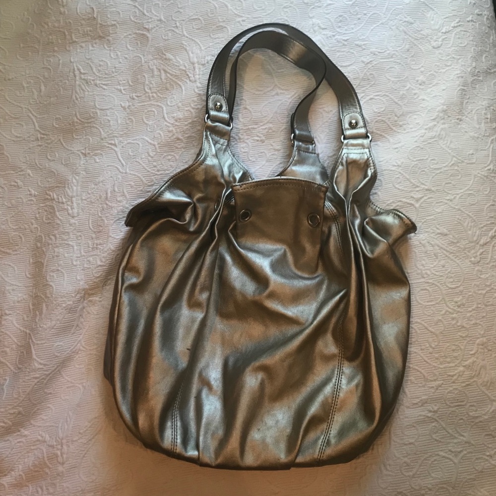 Trendy Metallic Shoulder Bag